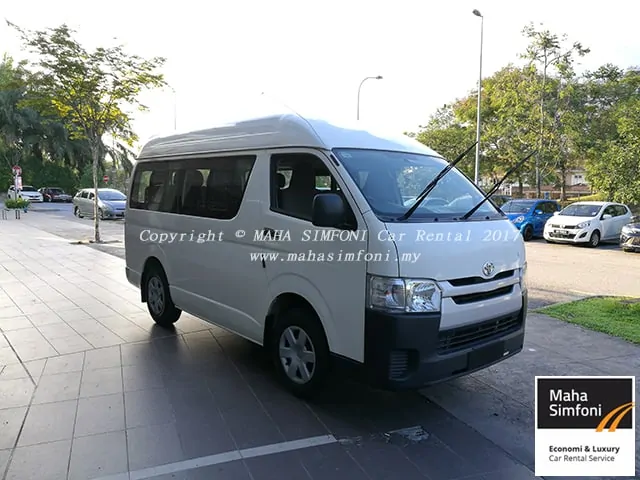 Toyota Hiace 2.5 Turbo Diesel (M) 13 Seater - White
