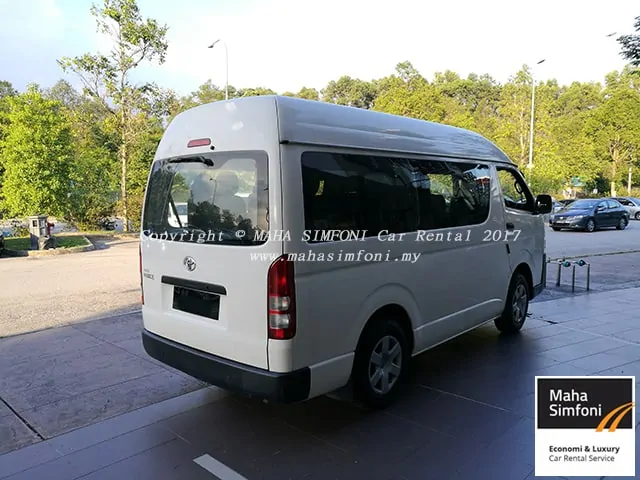 Toyota Hiace 2.5 Turbo Diesel (M) 13 Seater - White - Image 2