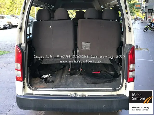 Toyota Hiace 2.5 Turbo Diesel (M) 13 Seater - White - Image 5