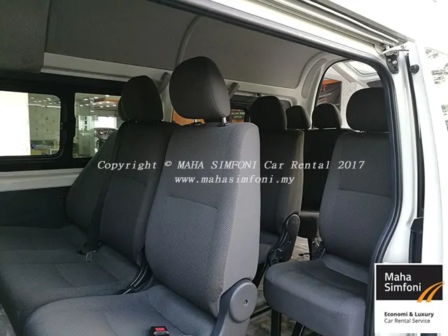 Toyota Hiace 2.5 Turbo Diesel (M) 13 Seater - White - Image 6