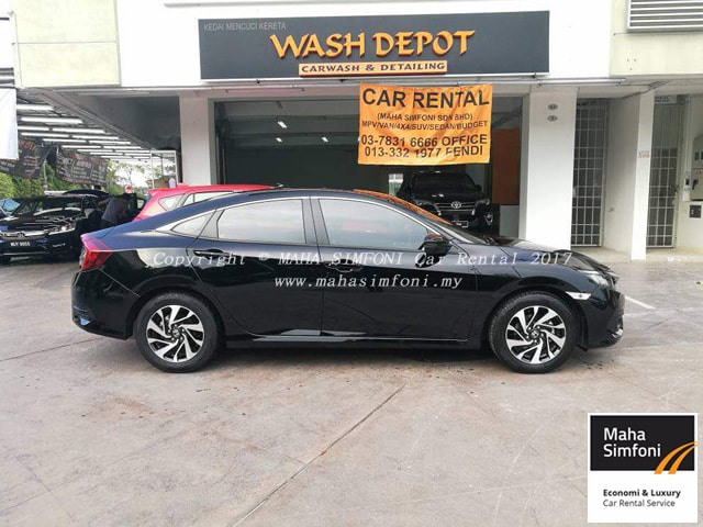 Honda Civic Fc 1.8 (A) 2017 - Black - Maha Simfoni 