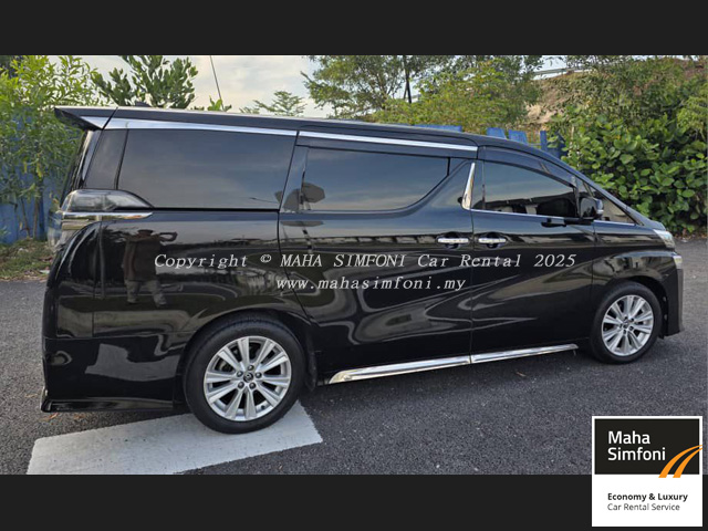 Toyota Vellfire 2.5 (A) - Black