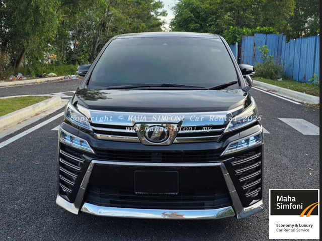 Toyota Vellfire 2.5 (A) - Black - Image 3